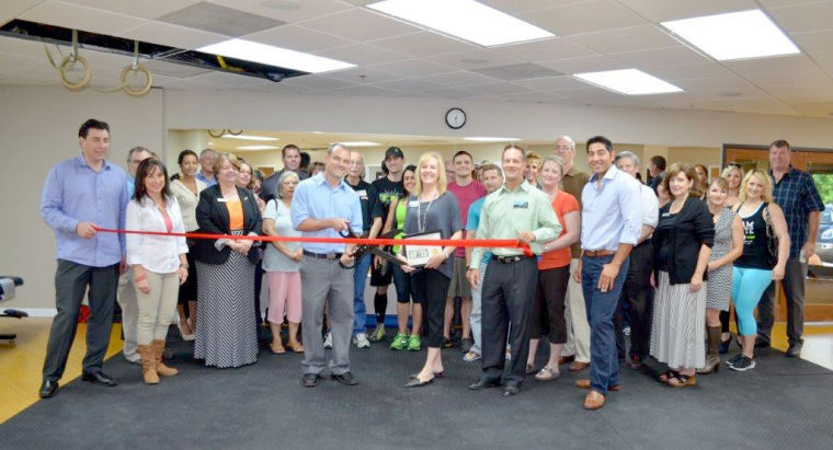 Main Street ribbon cutting